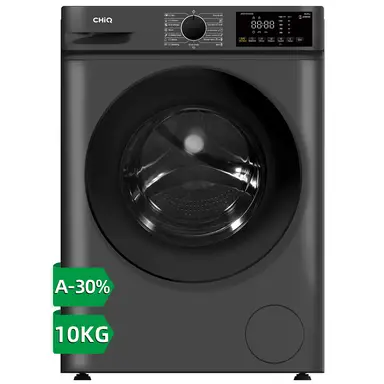 CHiQ JKW105883G 10kg 1400 Spin Freestanding Washing Machine - Dark Graphite Grey - A Energy Rated
