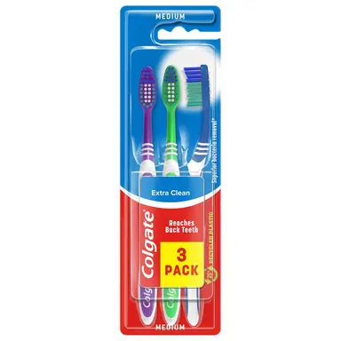 Colgate Extra Clean Toothbrush Triple Pack