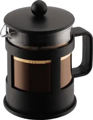Bodum KENYA french press koffiezetter - 0,5 L, zwart, 4 kopjes