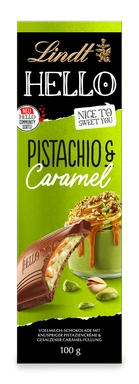 Lindt HELLO pistazie Salzkaramell tafel, 100 g