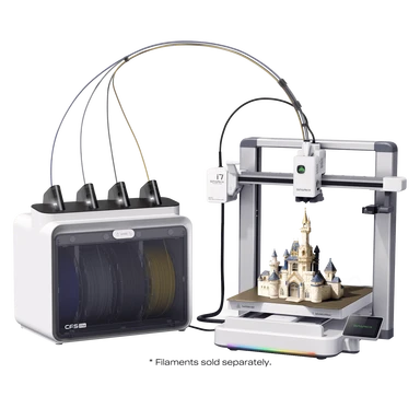 Creality Sparkxi7 Color Combo 3D Printer, supports 4-color printing, 260 × 260 × 255 mm