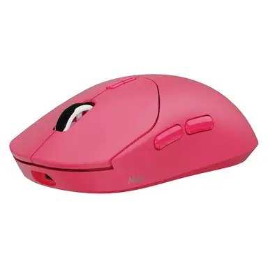 RAPOO VT2 MAX Wireless Gaming Mouse, True 8K Wireless Polling Rate, 53g Lightweight, Up to 750 Hr Battery, Nordic nRF54L15 MCU, 120-Million Optical Switch, 10 Programmable Buttons, Macro Enabled - Pink