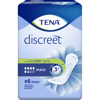 Discreet Maxi, 6 stuks