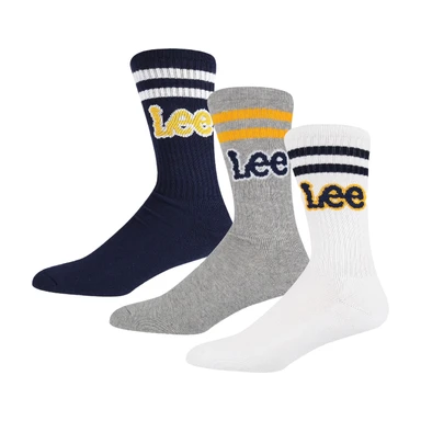 LEE sportsocks ERSKINE-EMPEROR marineblauw/wit/grijs melange - 43-46