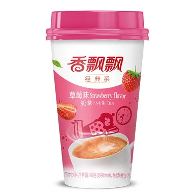 Thé au lait classique Xiang Piao Piao - Saveur fraise 80g