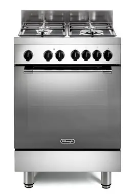 DeLonghi DSC 626MLX-1 60cm Dual Fuel Single Oven Cooker, Stainless Steel, A Rated