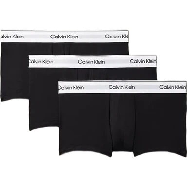 Calvin Klein Caleçon Échancré 3 Pièces - Icon Cotton Stretch - Noir 2XL