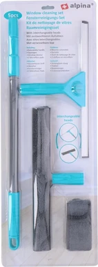 Alpina Kit de Nettoyage pour Vitres - 5 Pièces