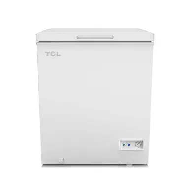 TCL CF126EWE0 Freezer 98L Includes Storage Basket, Counter-balanced lid, Suitable for Various Application Scenarios, Adjustable Temperature Controller, Adjustable Feet [Energy Class E]