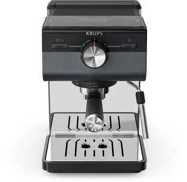 Krups Authentic+ C40 XP384G - Pistonmachine - Inclusief melkopschuimer - Stijlvol design - Compact - Geschikt voor espresso en latte