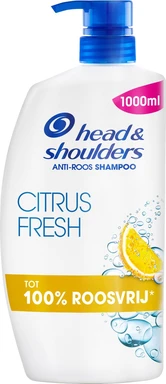 Head & Shoulders Citrus Fresh Anti-Roos Shampoo - Vet Haar - 1000 ml - Dagelijks Gebruik