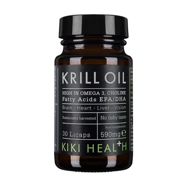 KIKI Health Krill Oil, 590mg - 30 Liquid Capsules