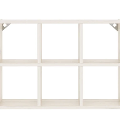 Galano Nice Multifunktionales 6-Würfel-Aufbewahrungsschrank - L 61,2 x B 15,2 x H 41,5 cm, Beige für Wohnzimmer