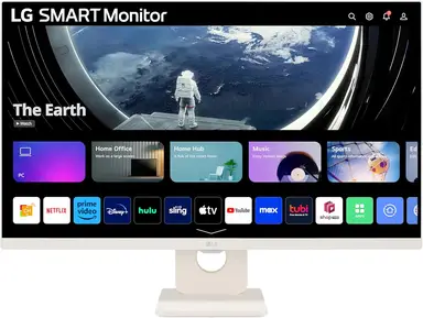 LG SMART Monitor 27U511SA-W - Full HD 1080p IPS 27 Inch, 100Hz, 5ms Response Time, Built-in Speakers, Wifi & Bluetooth Connectivity, Virtually Borderless, webOS Smart TV Apps, Remote Control
