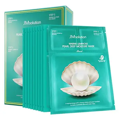 JMsolution Marine Pearl Lot de 10 masques hydratants profonds 