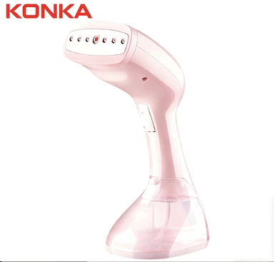 KONKA Handheld Garment Steamer, 1500W Powerful Steam Ironing, 25s Fast Heat-Up, 7-Hole Stainless Panel, Triple Safety Protection, 250ml Tank, Portable for Travel