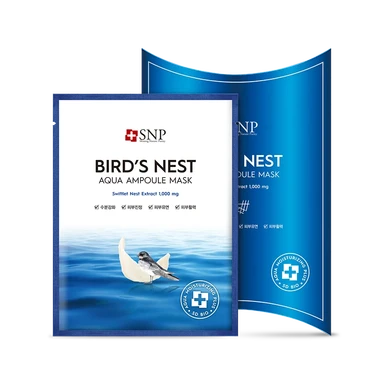 SNP Bird's Nest Aqua Ampullenmaske 10 Stück Ocean Bird's Nest