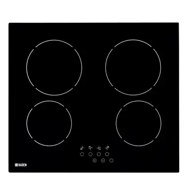 Haden HCT60K 60cm Ceramic Frameless Hob, Black