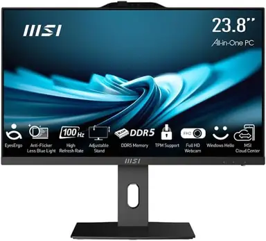 MSI Pro AP242P 14M All-in-One PC, 23.8'', Intel i5 14400, 8GB RAM, 512GB SSD, Windows 11 PRO