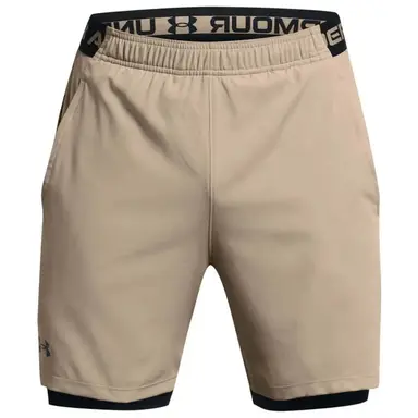 Under Armour Vanish Woven Men's 2-in-1 Shorts - Timberwolf Taupe