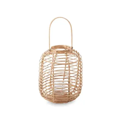 Interiors by Premier Nachhaltige Laternen aus natürlichem Rattan für Teelichter, 35 x 42 cm