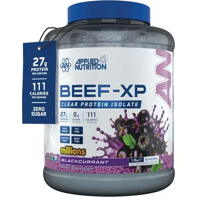 Applied Nutrition Beef-XP Beef Protein Nutrition Powder Blackcurrant Millions Flavour - 1.8kg
