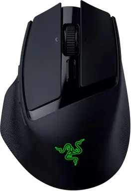 Razer Basilisk Mobile - Compact Ergonomic Wireless Gaming Mouse - AI Prompt Master - Focus X 18K Sensor (Tri-Mode Connectivity, up to 105 Hours, Mouse Switches Gen-3) Black