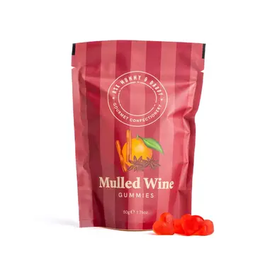 Ask Mummy & Daddy Mulled Wine flavoured Christmas Gummy Pouch 50g