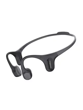Mojawa RunPlus  Bone Conduction Headphones, Open-Ear Bluetooth Headphones, 32GB MP3 Player, IP68 Waterproof Swimming Earbuds, Deep Bass, Secure Fit for Running, Gym and Daily Use, Black