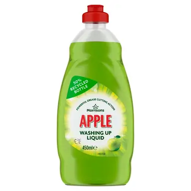 Morrisons Washing Up Liquid, Apple, 450ml