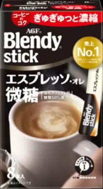 AGF Blendy Stick Espresso au Lait Minder Suiker 8 stuks