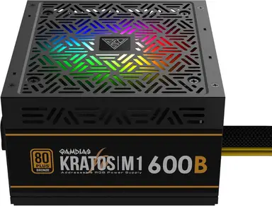 Gamdias KRATOS M1-600B ARGB Netzteil 600W EU 80+ Bronze