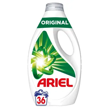 Ariel Liquid Detergent, Original, 36 Washes, 1.1l