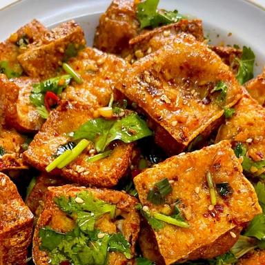 La Wei Ju Gepikte koude tofu salade