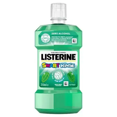 Listerine Mondspoeling 250ml Kids Smart Rinse Milde Munt