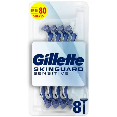 Gillette Skinguard Sensitive Wegwerp Scheermesjes 8 Stuks