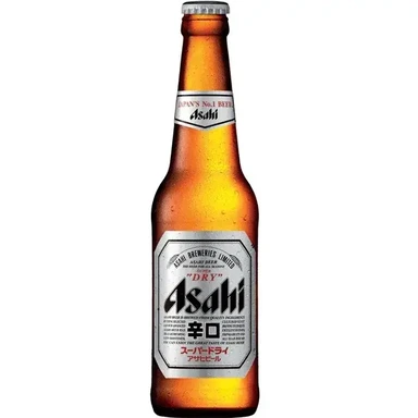 ASAHI SUPER DRY BEER BOTTLE EU 5.0% 330ML