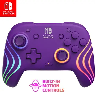 Turtle Beach PDP Afterglow Wave Wireless Controller for Nintendo Switch - Purple