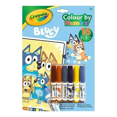 Crayola Bluey Colour By Number