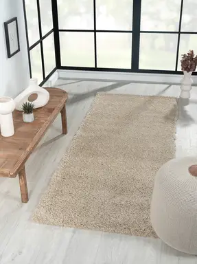 My Flair Teppich "My Shaggy" rechteckig beige 200 x 80 cm