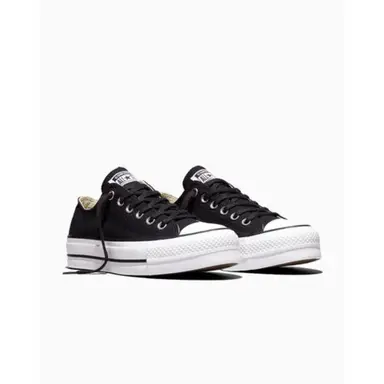 Converse Chuck Taylor All Star Lift Platform Canvas Women's Low-Top Shoes - Black