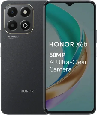 Honor X6b Smartphone 4 GB + 128 GB Schwarz 4G Dual-SIM X6b