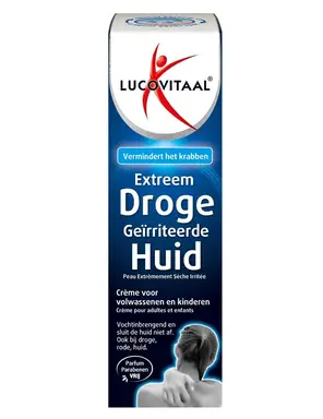 Lucovitaal Extreem Droge Geïrriteerde Huid crème 50 ml