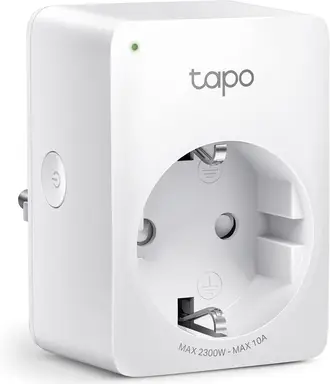 TP-Link Tapo P100 WLAN-Smart-Stecker, Smart Home WLAN-Stecker, Alexa-Zubehör, kompatibel mit Alexa, Google Home, Tapo App, Sprachsteuerung, Fernzugriff, kein Hub erforderlich, Mini, Weiß