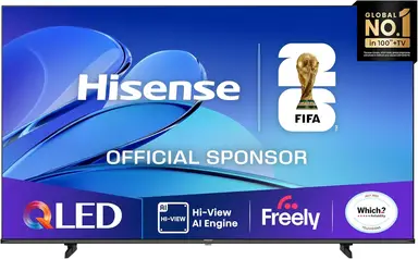 Hisense 85E7Q QLED 4K Ultra HD  Smart VIDAA OS TV-85E7QTUK(Dolby Vision.Atmos, AI 4K Upscaler, Voice Control)