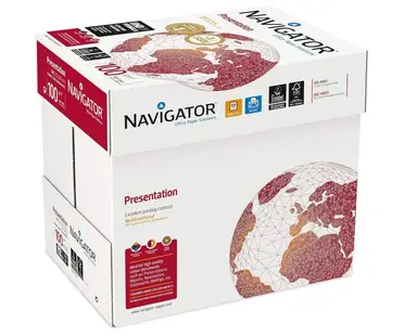 Navigator A4 Presentation Paper White 100gsm Box of 5 Reams