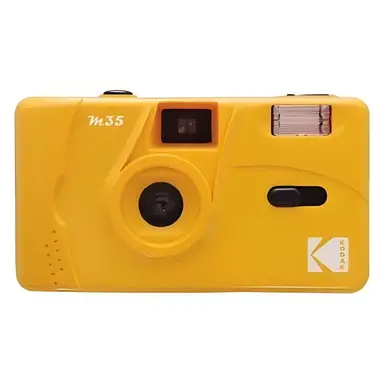 Appareil photo argentique Kodak M35 jaune