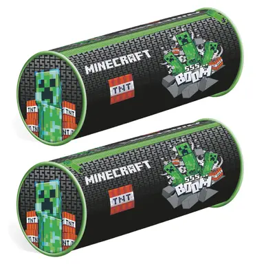 Minecraft Boom Barrel Pencil Case
