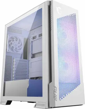 MSI MPG Velox 300R Airflow PZ White Mid Tower Case