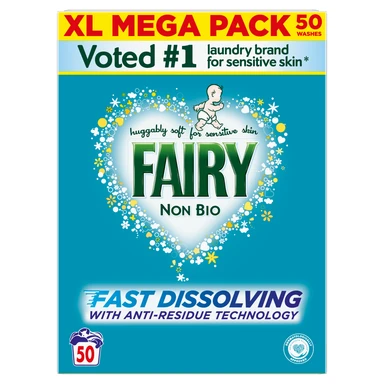 Fairy Non Bio Washing Powder 2.75kg, 50 Washes